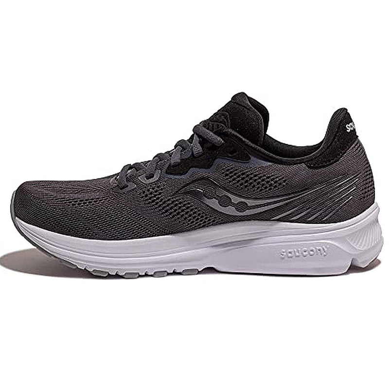 Saucony Ride 14 Running Shoe - Women's Charcoal/Black Shoe Deals Outlet