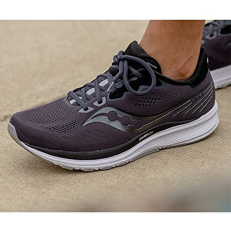 Saucony Ride 14 Running Shoe - Women's Charcoal/Black Shoe Deals Outlet
