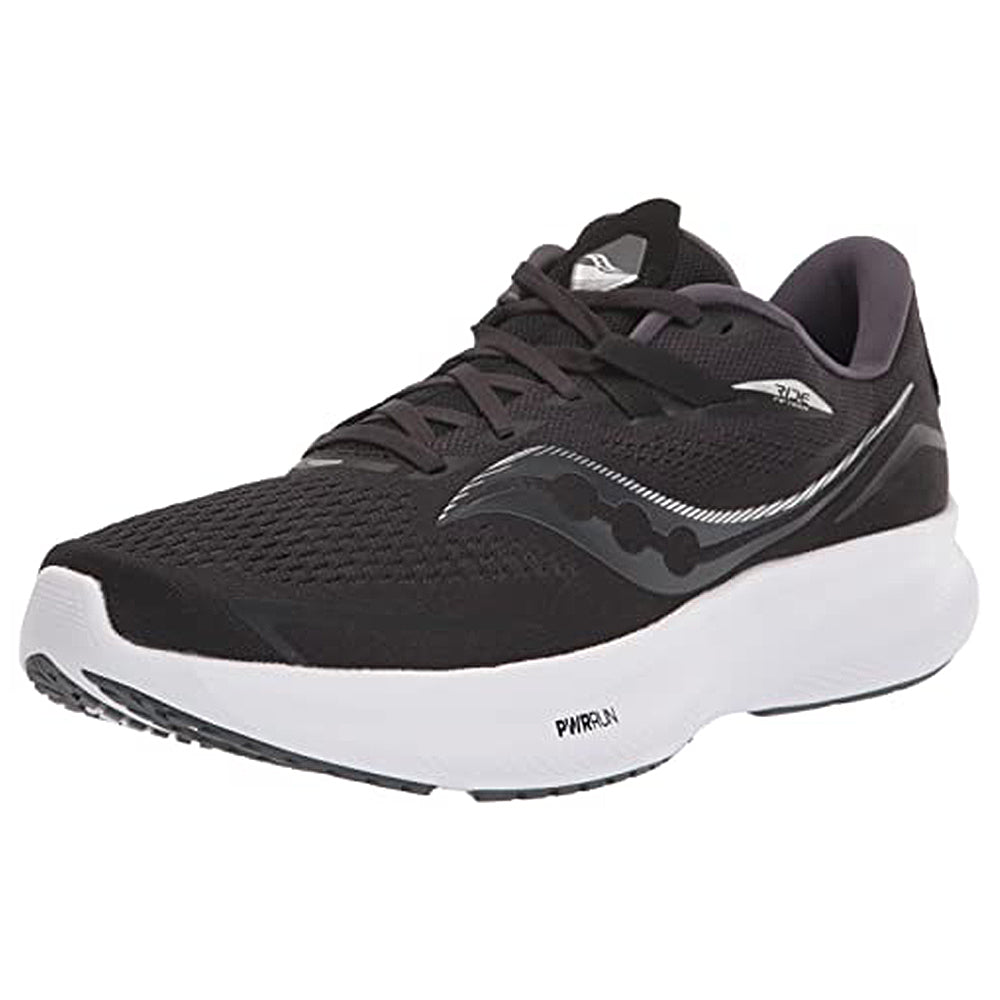 Saucony Ride 15 - Men's Black/Gum Shoe Deals Outlet