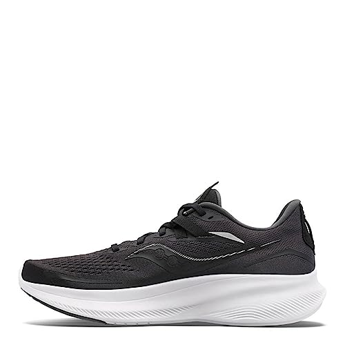Saucony Ride 15 - Men's Black/White Shoe Deals Outlet