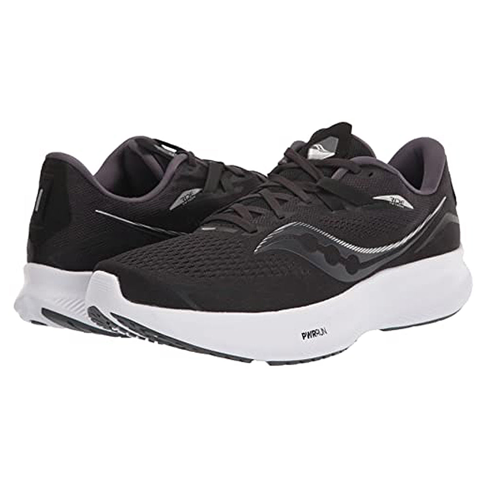 Saucony Ride 15 - Men's Black/Gum Shoe Deals Outlet