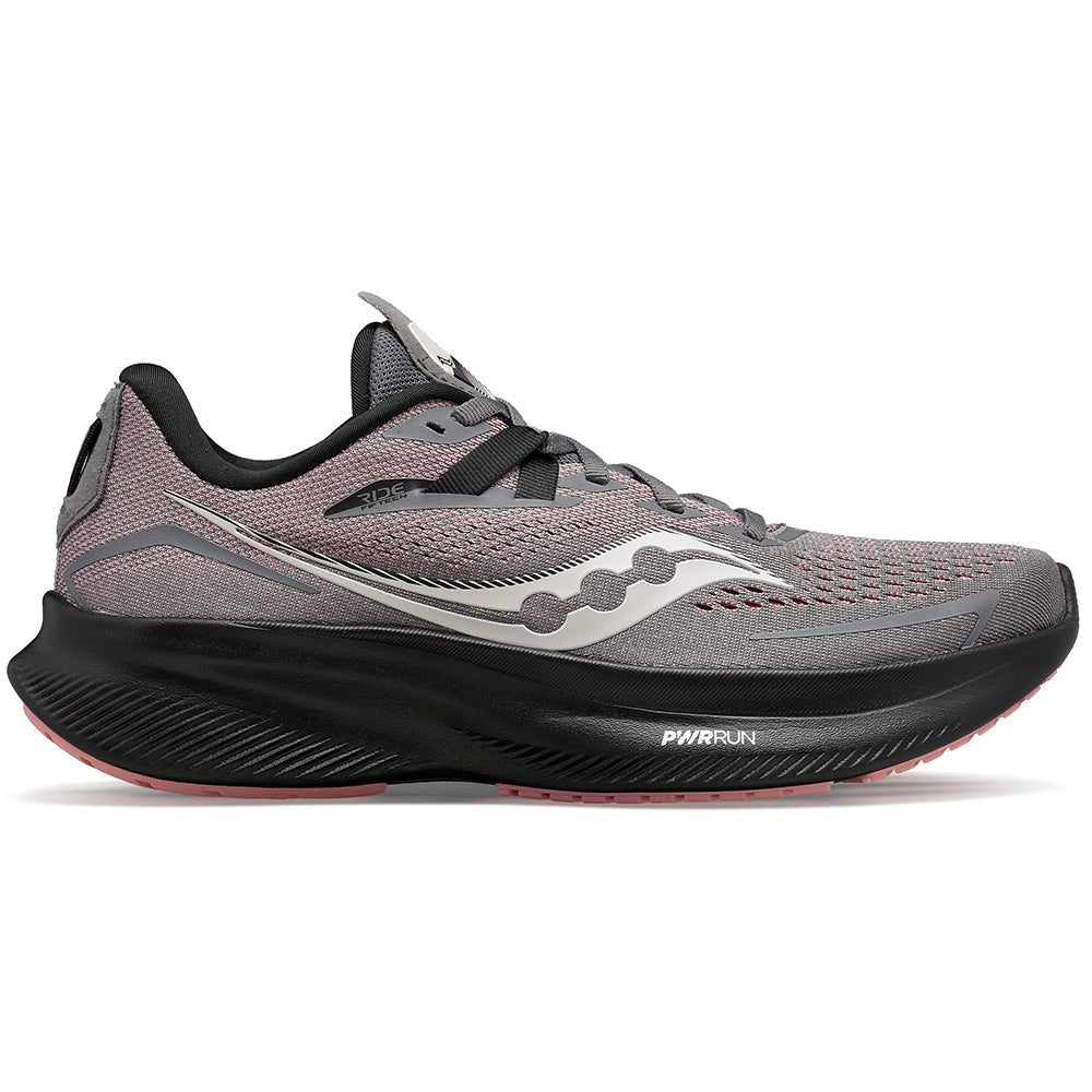 Saucony Ride 15 - Women's Charcoal/Shell Shoe Deals Outlet
