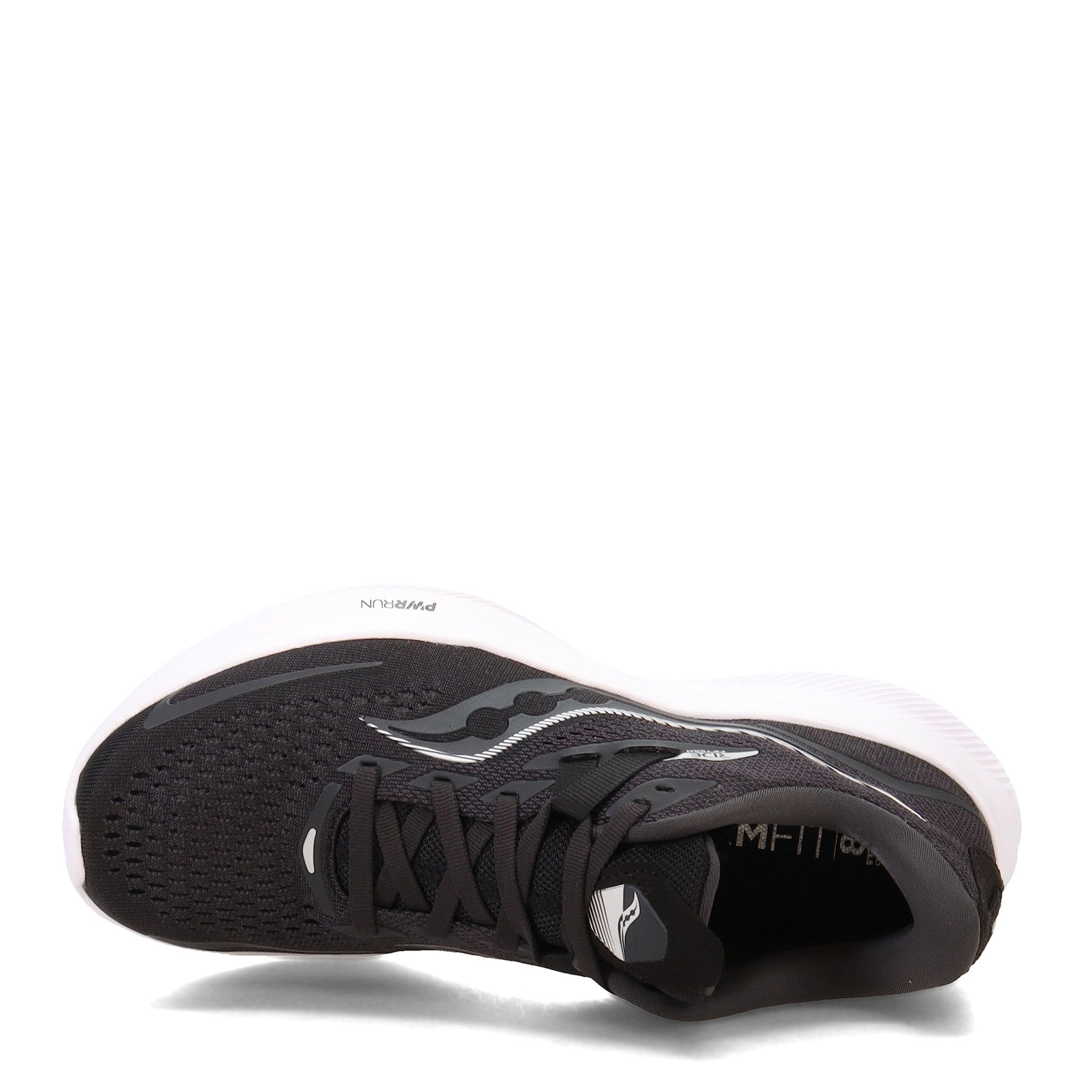 Saucony Ride 15 - Women's Black White Shoe Deals Outlet