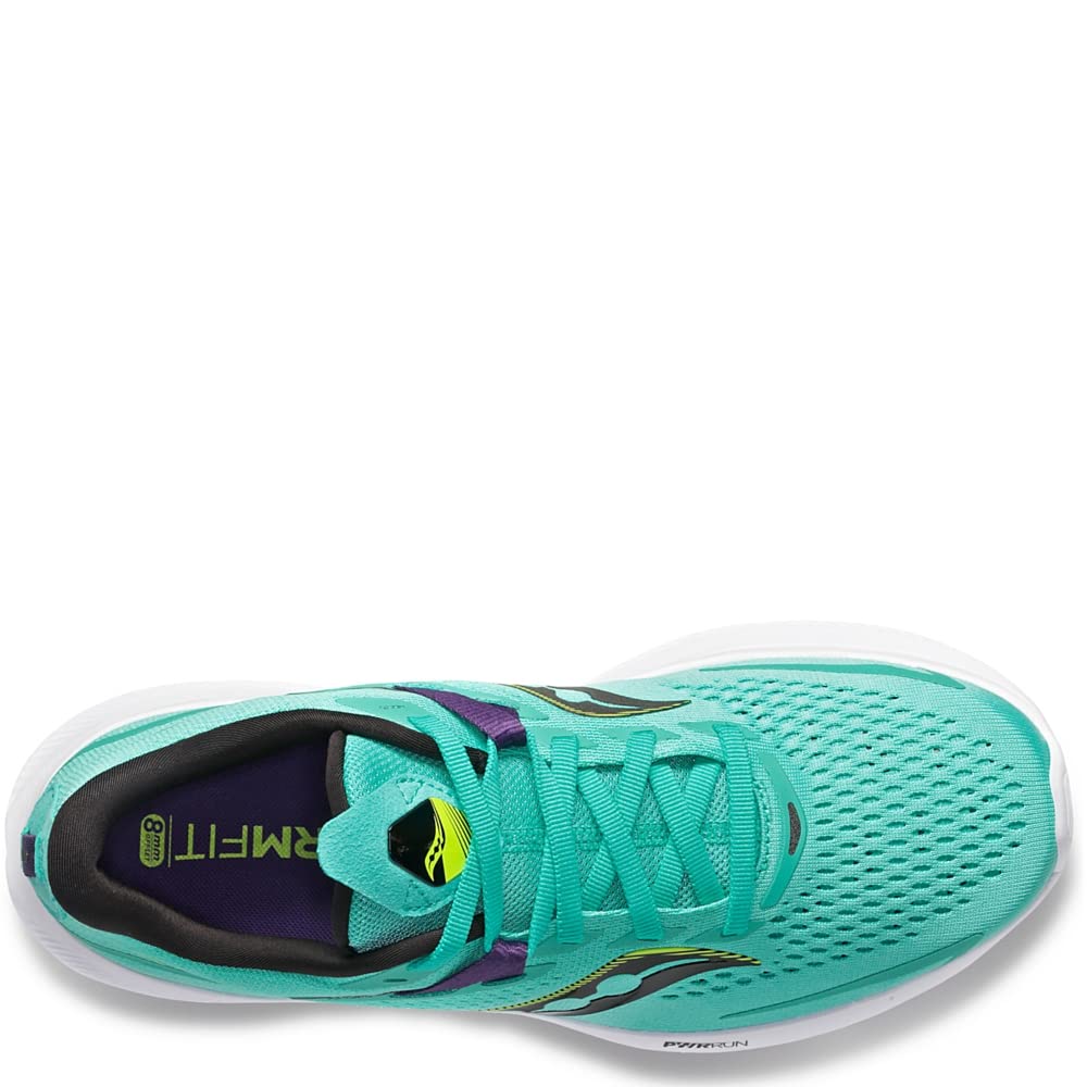 Saucony Ride 15 - Women's Cool Mint/Acid Shoe Deals Outlet