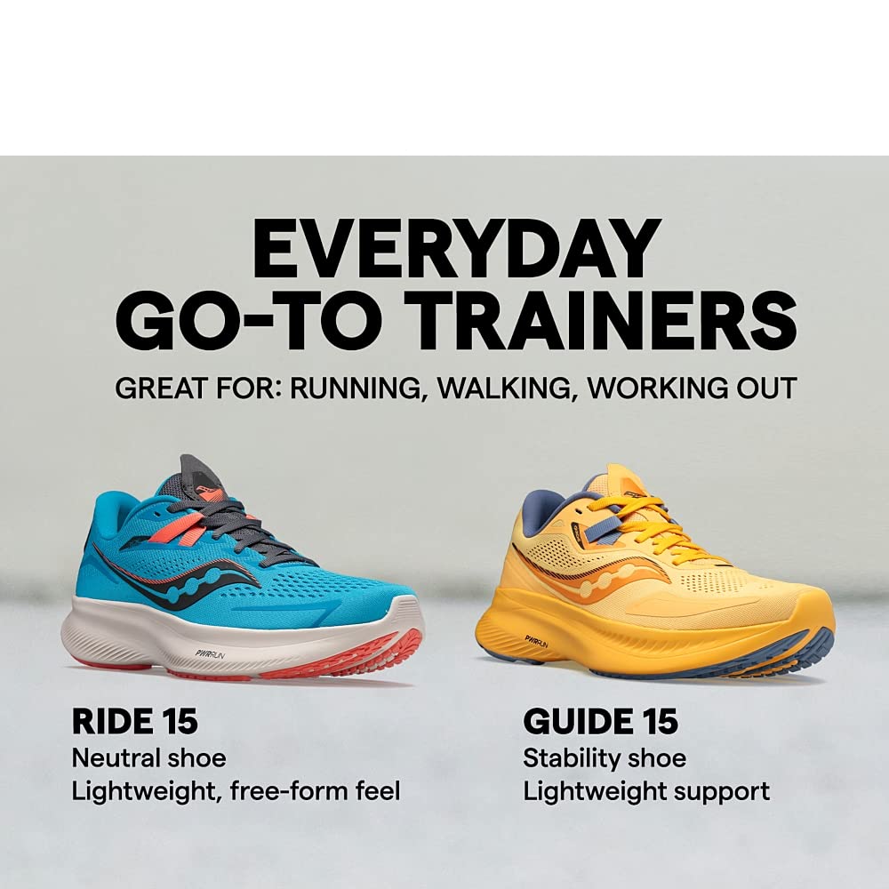 Saucony Ride 15 - Women's Cool Mint/Acid Shoe Deals Outlet