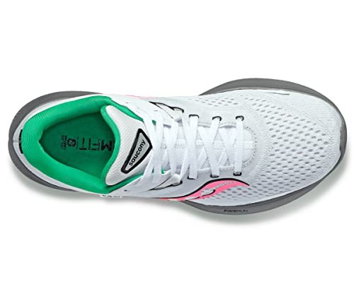 Saucony Ride 16 - Women's White/Gravel Shoe Deals Outlet