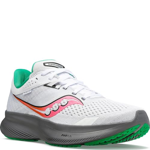 Saucony Ride 16 - Women's White/Gravel Shoe Deals Outlet