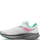 Saucony Ride 16 - Women's White/Gravel Shoe Deals Outlet
