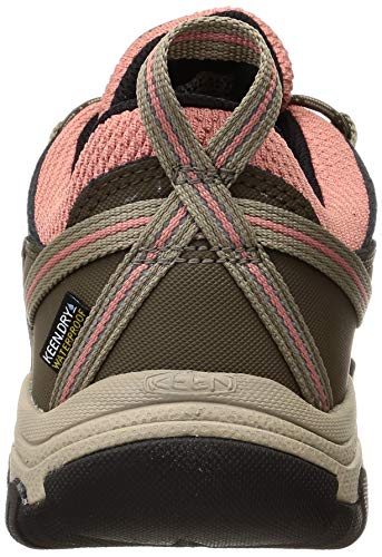 KEEN Ridge Flex WP - Women's Timberwolf/Brick Dust Shoe Deals Outlet