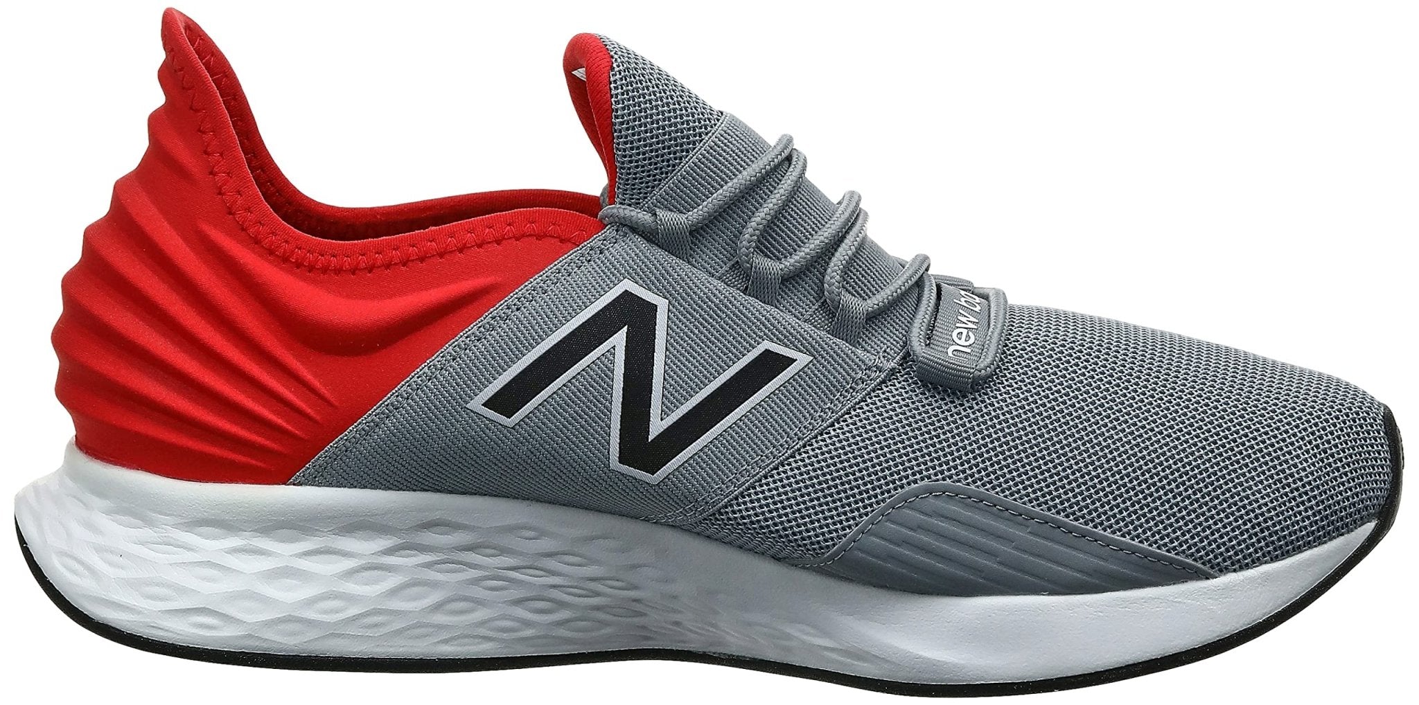 New Balance Roav MROAVCW - Men's Steel/Velocity Red/Black Shoe Deals Outlet
