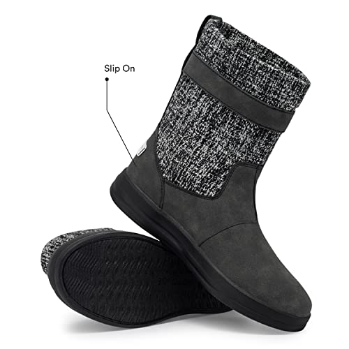 Hey Dude Robin Boots - Women's Black Shoe Deals Outlet