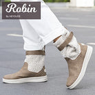 Hey Dude Robin Boots - Women's Brown Shoe Deals Outlet
