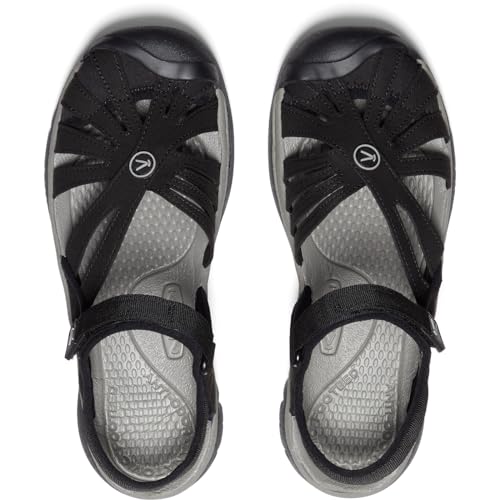 KEEN Rose Sandal - Women's Rose Black/Neutral Gray Shoe Deals Outlet