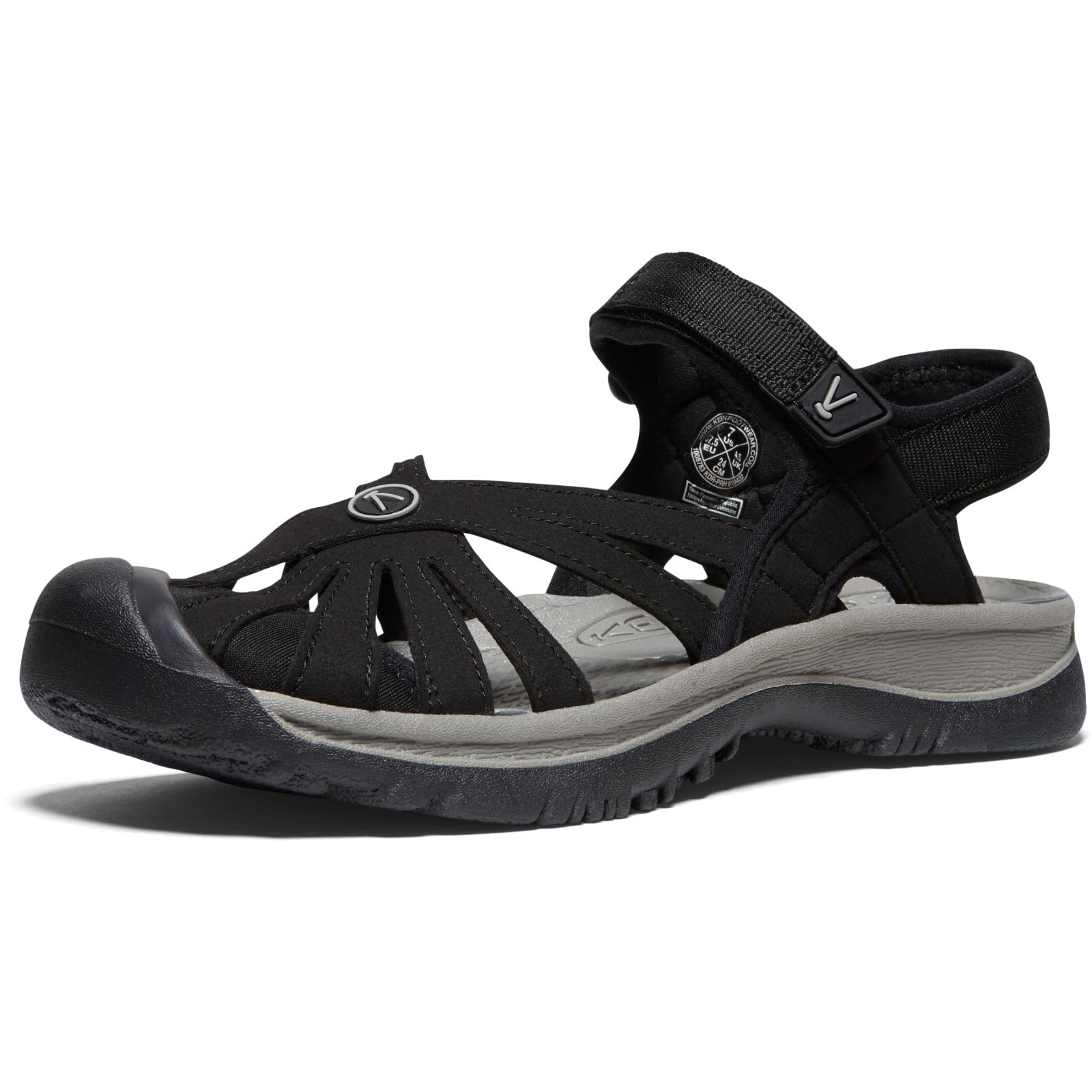 KEEN Rose Sandal - Women's Rose Black/Neutral Gray Shoe Deals Outlet