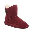 BEARPAW Rosie Kids Boots - Kids Wine Shoe Deals Outlet