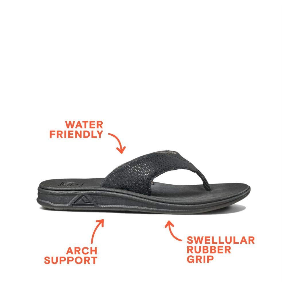 Reef Rover - Men's All Black Shoe Deals Outlet