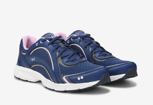 Ryka Sky Walk Navy / Lavander 9.5 M 017117968734 Shoe Deals Outlet