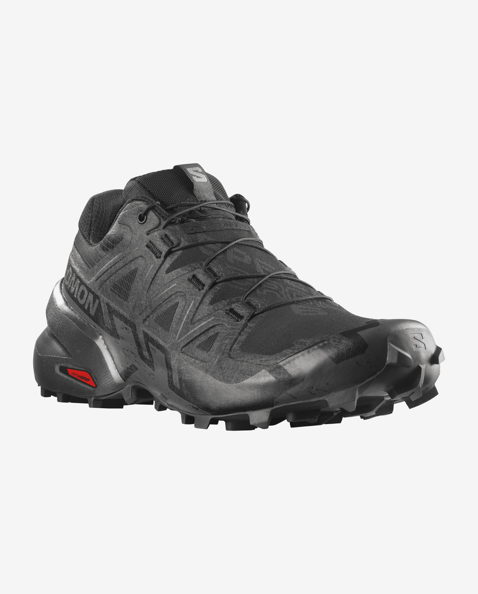 Salomon SPEEDCROSS 6 Black / Black 11 M 195751088442 Shoe Deals Outlet