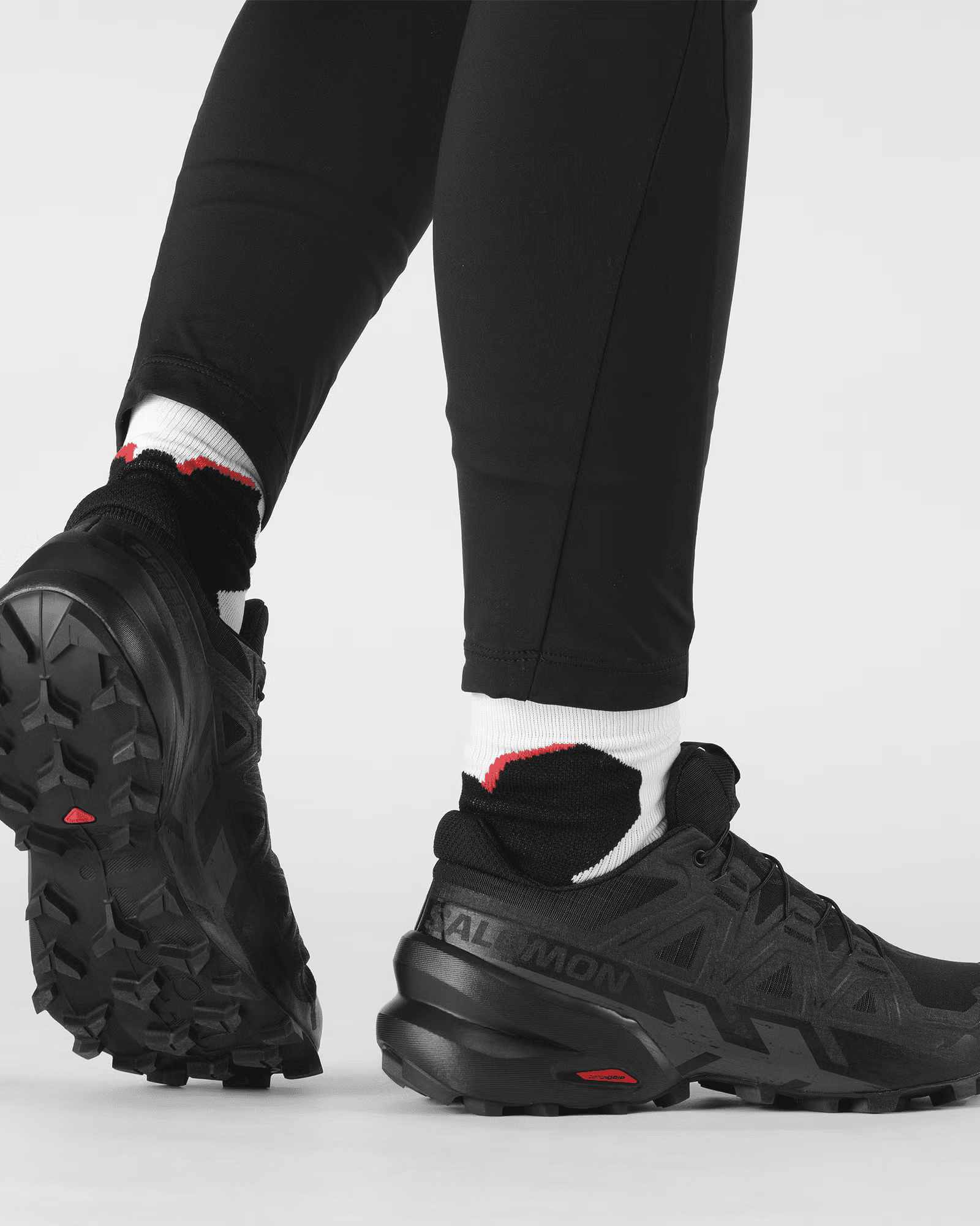 Salomon SPEEDCROSS 6 Black / Black 8 M 195751067416 Shoe Deals Outlet