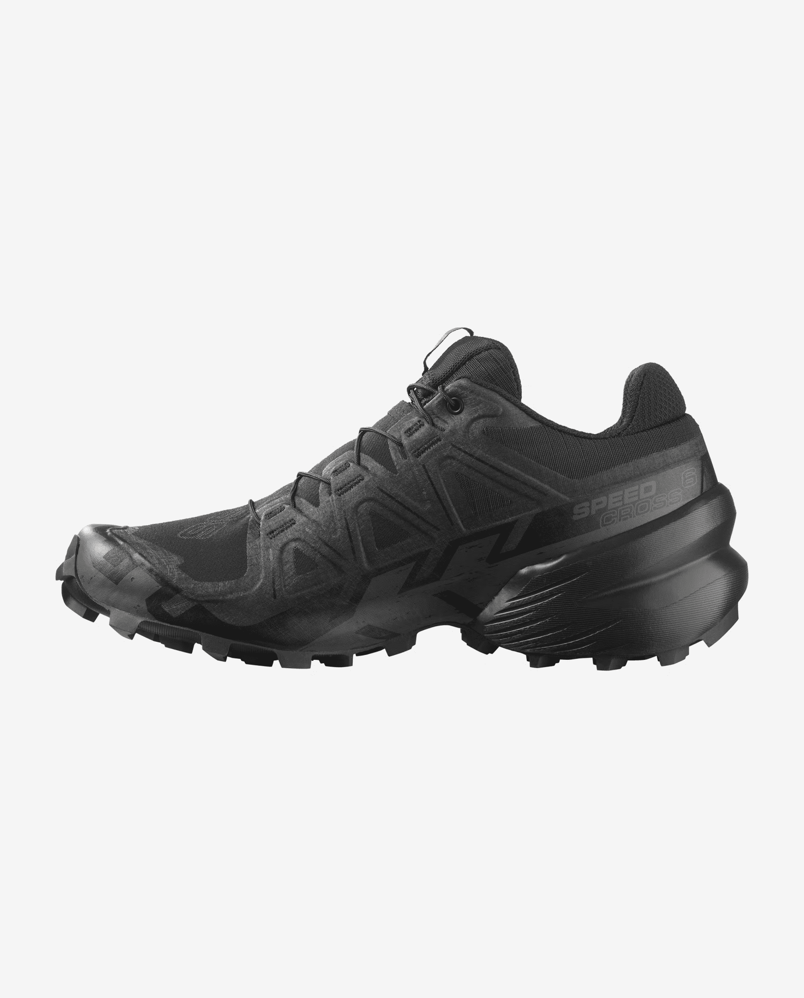 Salomon SPEEDCROSS 6 Black / Black 8 M 195751067416 Shoe Deals Outlet
