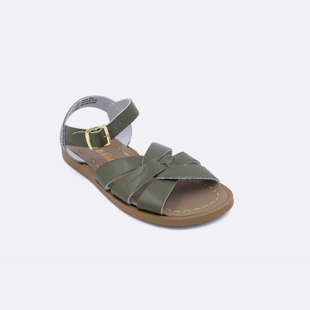 Salt Water Sandal by Hoy Shoes Salt Water Original - Kids Olive Shoe Deals Outlet