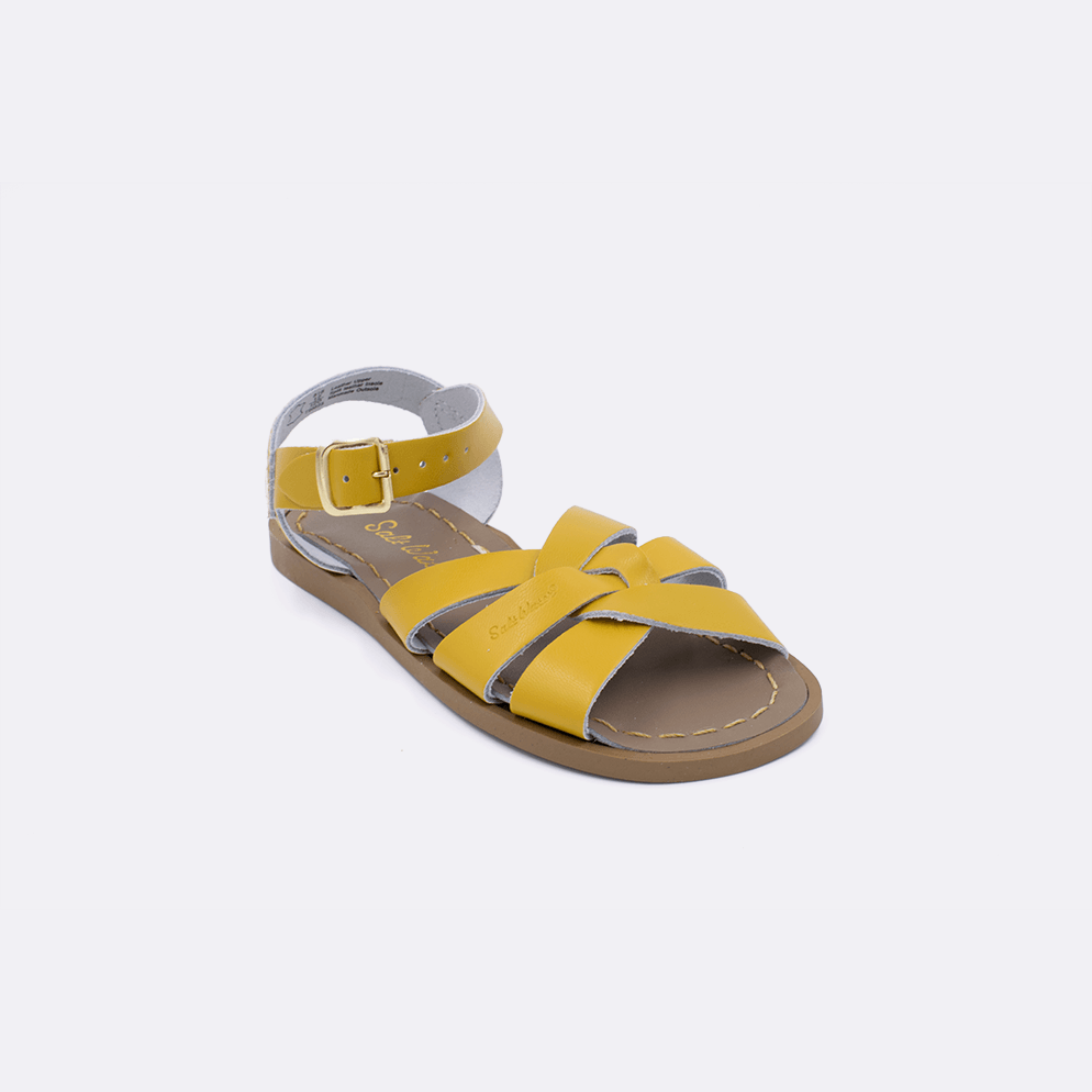 Salt Water Sandal by Hoy Shoes Salt Water Original - Kids Mustard Shoe Deals Outlet