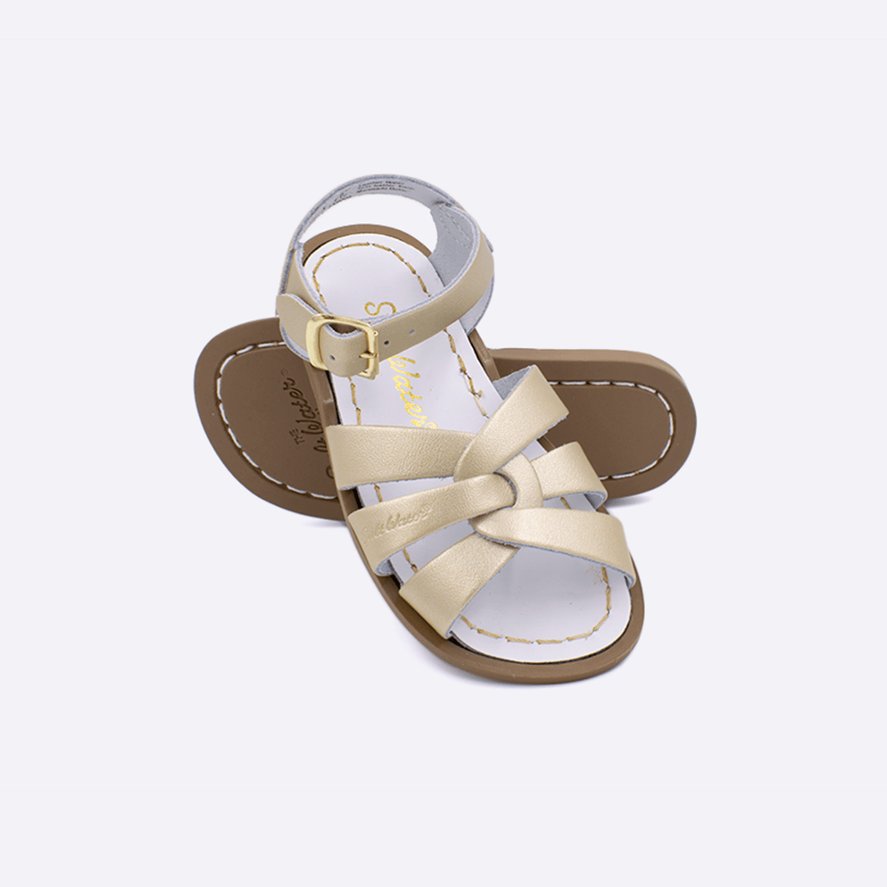 Salt Water Sandal by Hoy Shoes Salt Water Original - Kids Pewter Shoe Deals Outlet