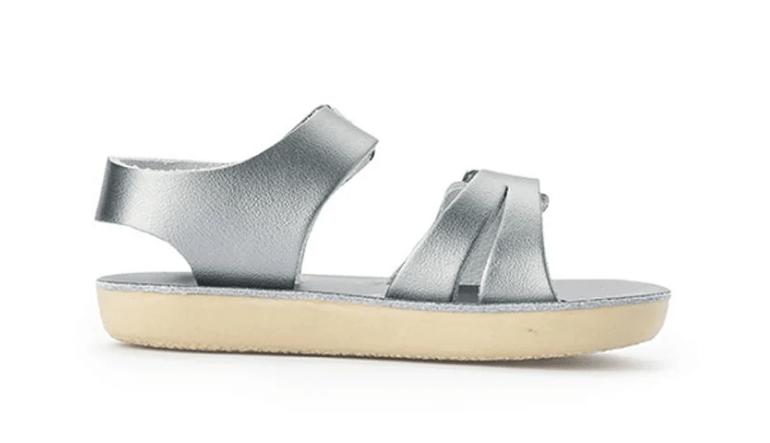 Salt Water Sandal by Hoy Shoes Original Silver 4 — 000523812043 Shoe Deals Outlet