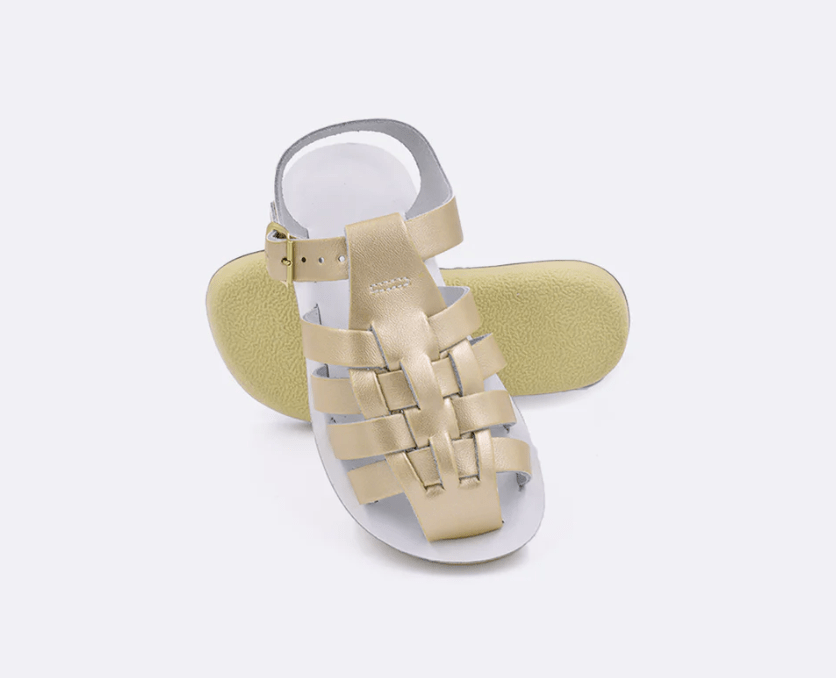 Salt Water Sandal by Hoy Shoes Sailors White 9 Toddler 523420392 Shoe Deals Outlet