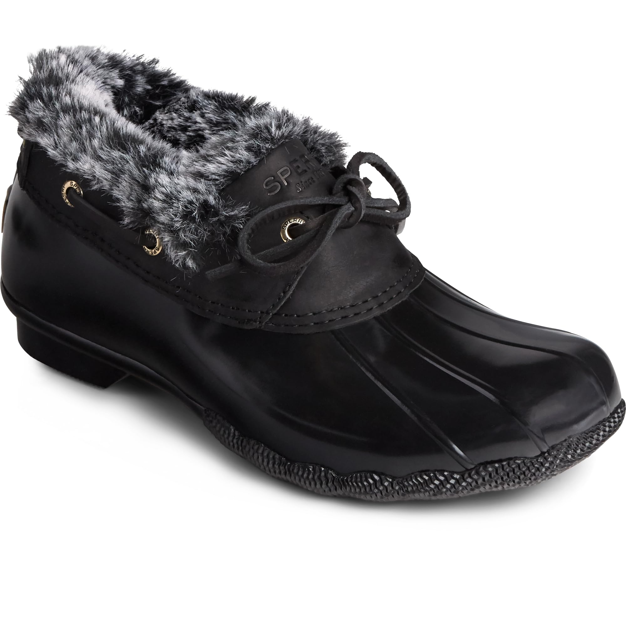 Sperry Saltwater 1 - Eye Cozy Duck Boot - Women's Black Shoe Deals Outlet