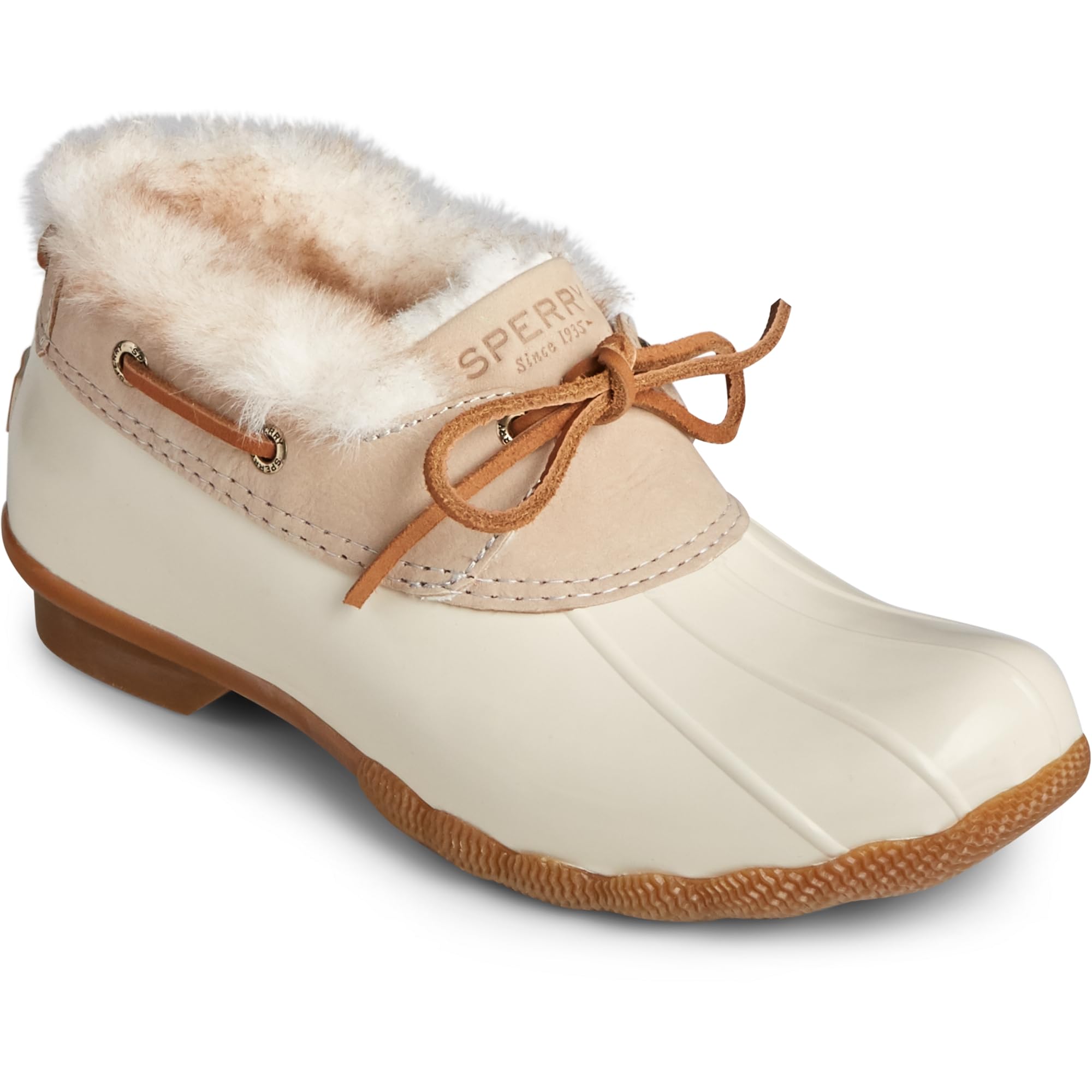 Sperry Saltwater 1 Eye Cozy - Women's Ivory Shoe Deals Outlet