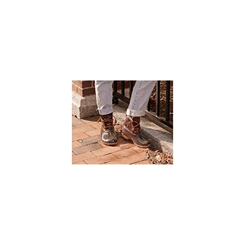 Sperry Saltwater Duck Boot - Women's Tan/Navy Shoe Deals Outlet