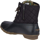 Sperry Saltwater Duck Boot - Women's Black/Quilted Nylon Shoe Deals Outlet