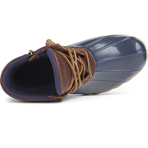 Sperry Saltwater Duck Boot - Women's Tan/Navy Shoe Deals Outlet