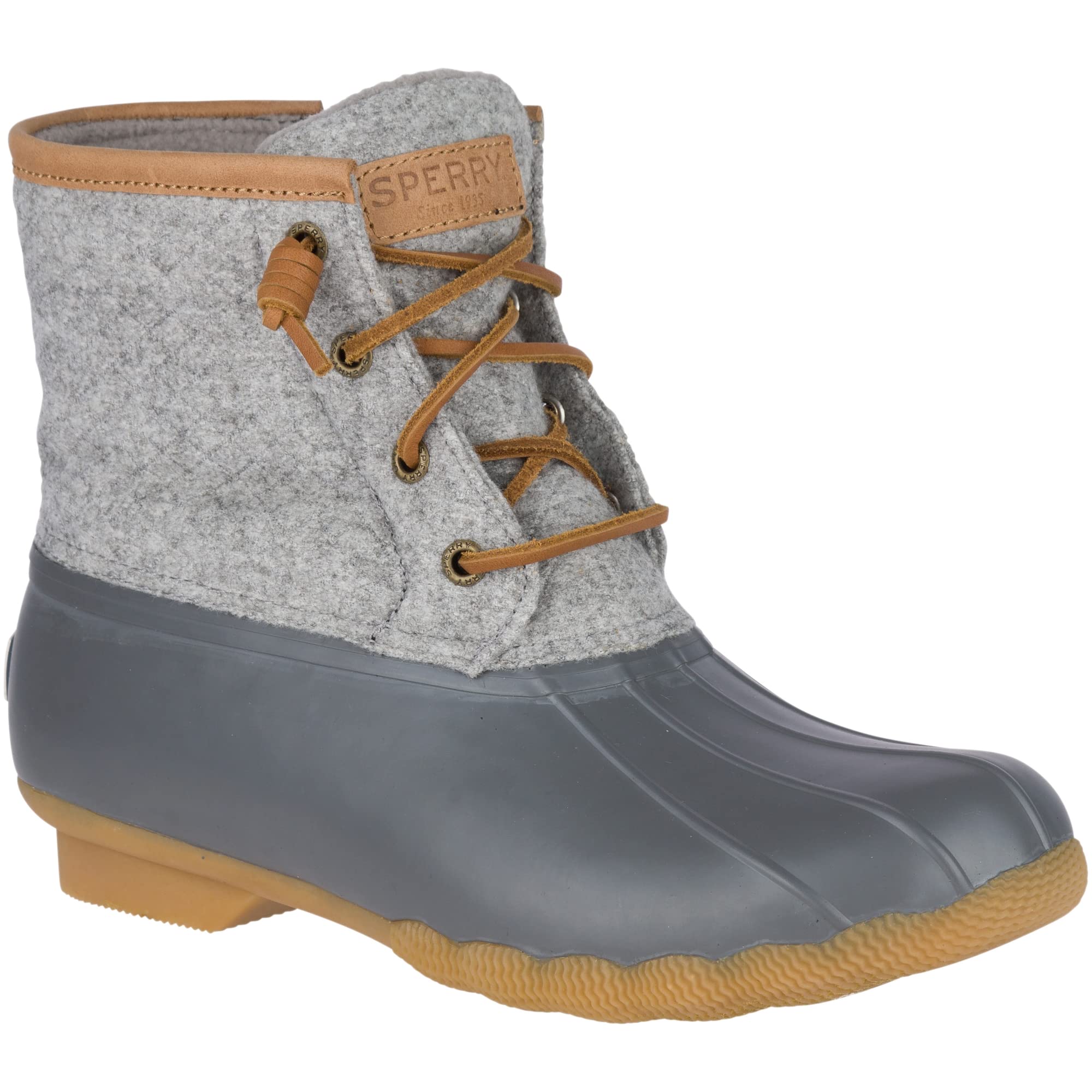 Sperry Saltwater Emboss - Women's Dark Grey Shoe Deals Outlet