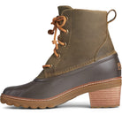 Sperry Saltwater Heel Fashion Olive - Women's Olive Shoe Deals Outlet