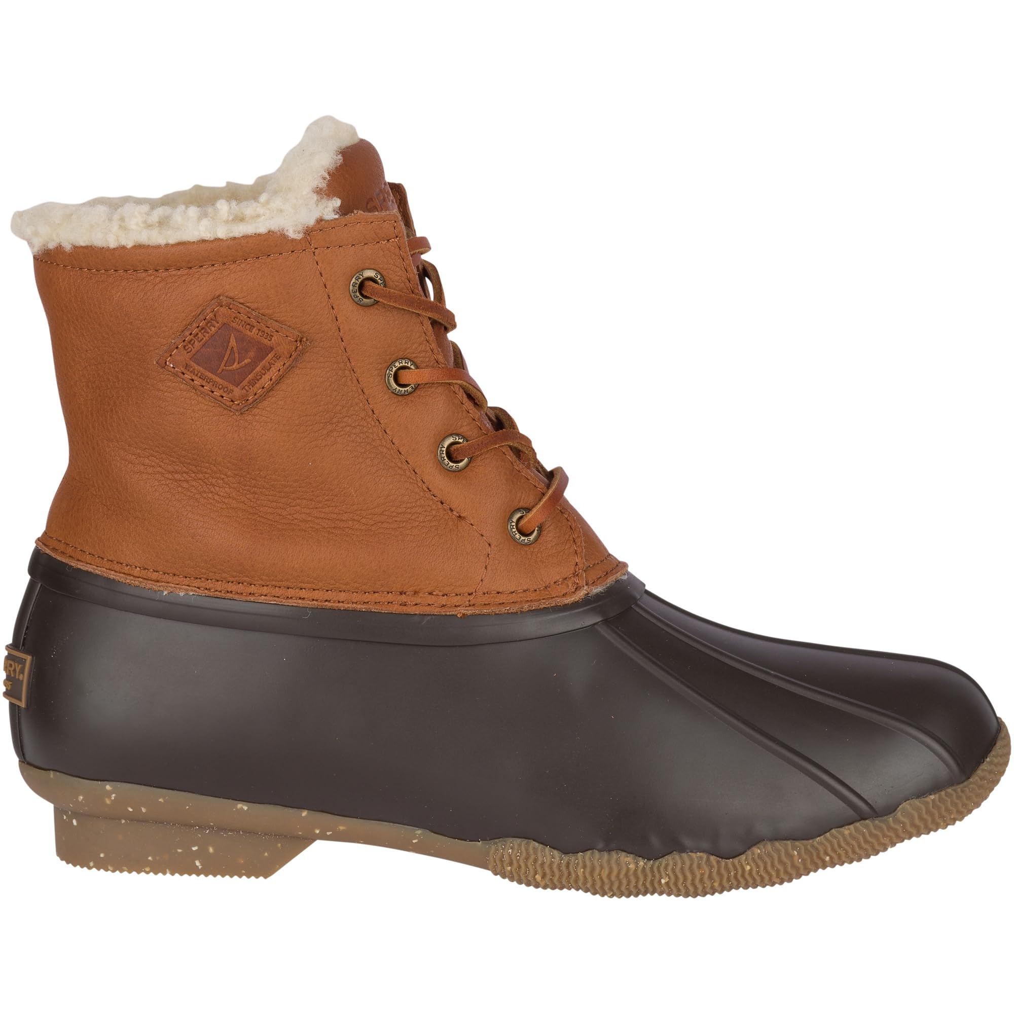 Sperry Saltwater Winter Lux - Women's Medium Beige Shoe Deals Outlet