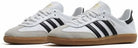 adidas Samba Decon Shoes - Men's Cloud White / Core Black / Grey One Shoe Deals Outlet