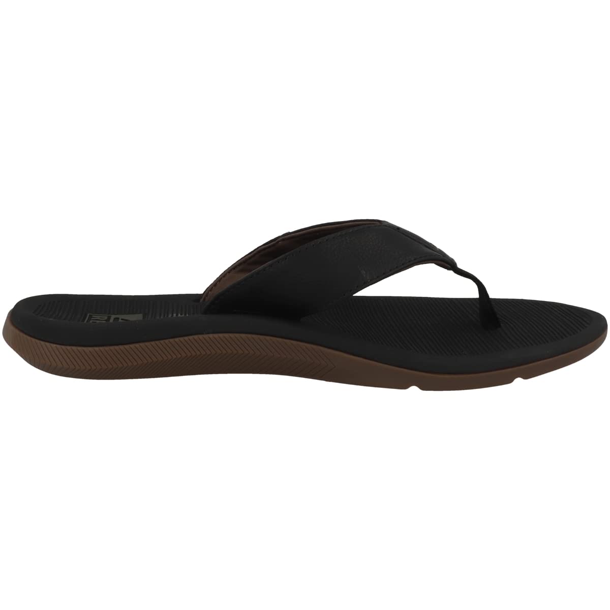 Reef Santa Ana Flip Flop - Men's Black Shoe Deals Outlet