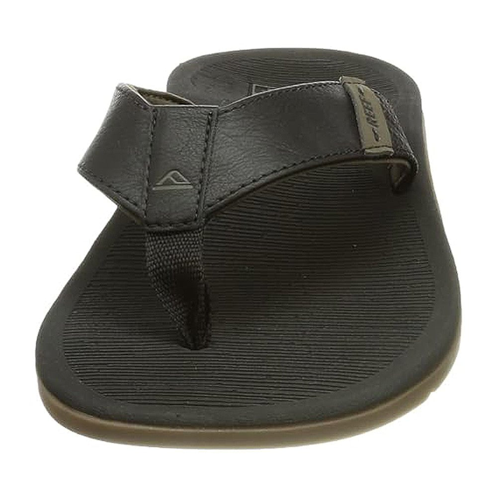 Reef Santa Ana Flip Flop - Men's Black Shoe Deals Outlet
