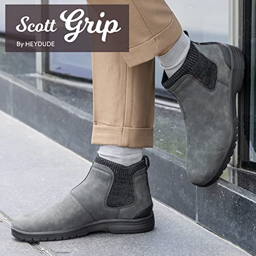 Hey Dude Scott Grip Boots - Men's Total Black Shoe Deals Outlet