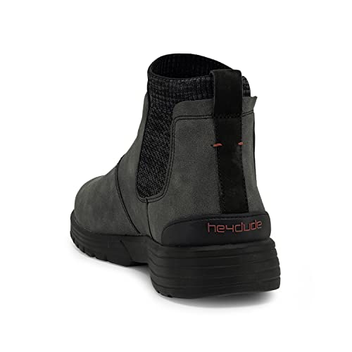 Hey Dude Scott Grip Boots - Men's Total Black Shoe Deals Outlet