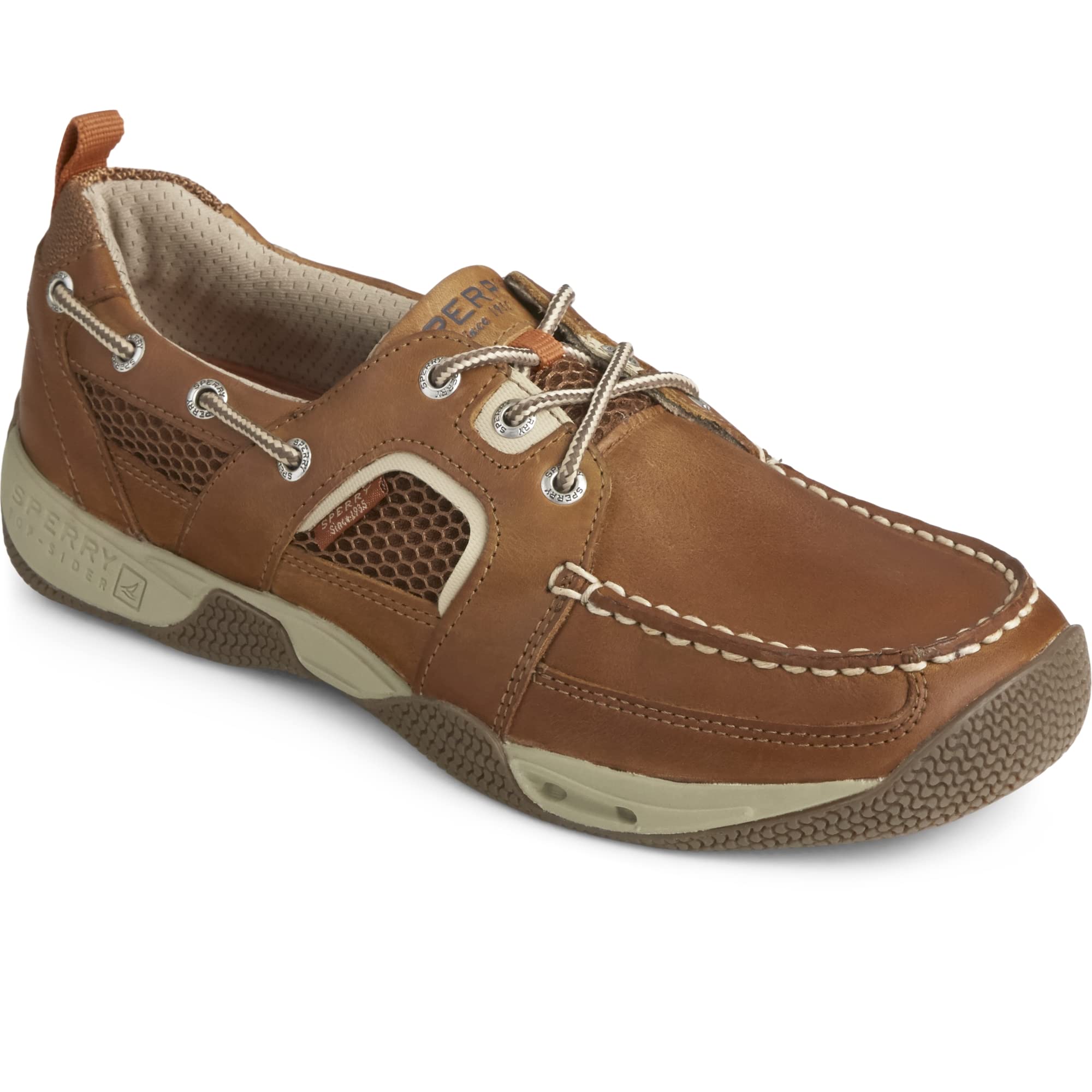 Sperry Sea Kite Sport Moc Boat - Men's Sudan Tan Shoe Deals Outlet