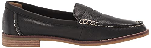 Sperry Seaport Penny Leather Loafer - Women's New Black Shoe Deals Outlet