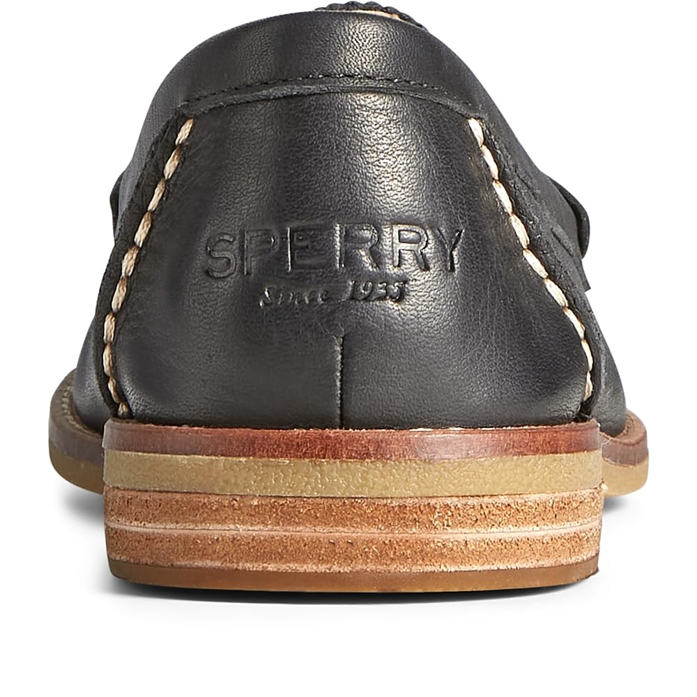 Sperry Seaport Penny Leather Loafer - Women's New Black Shoe Deals Outlet