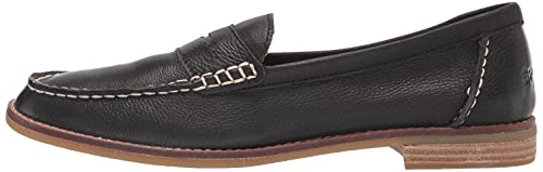 Sperry Seaport Penny Leather Loafer - Women's New Black Shoe Deals Outlet