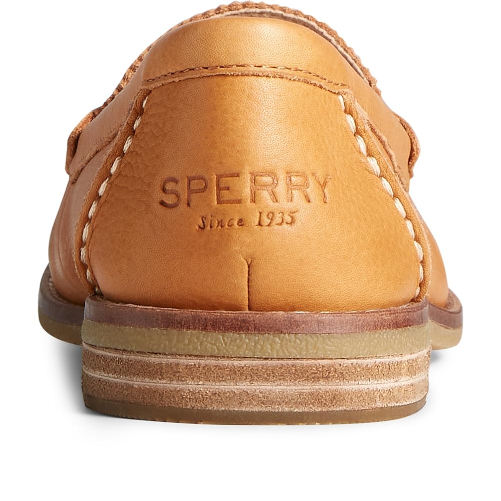Sperry Seaport Penny Leather Loafer - Women's New Tan Shoe Deals Outlet