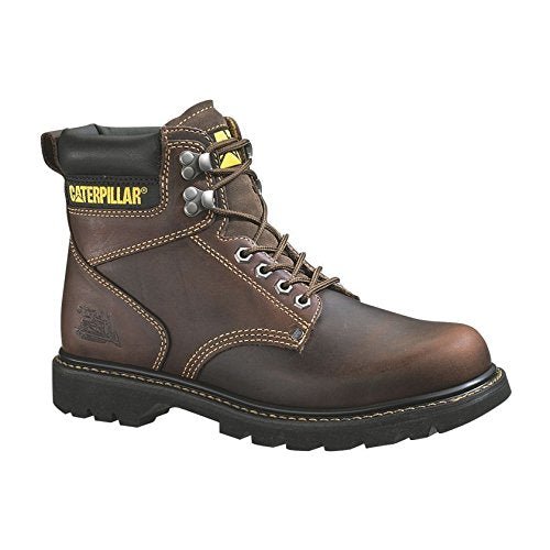 Caterpillar Second Shift Soft - Toe Boots - Men's Tan Shoe Deals Outlet