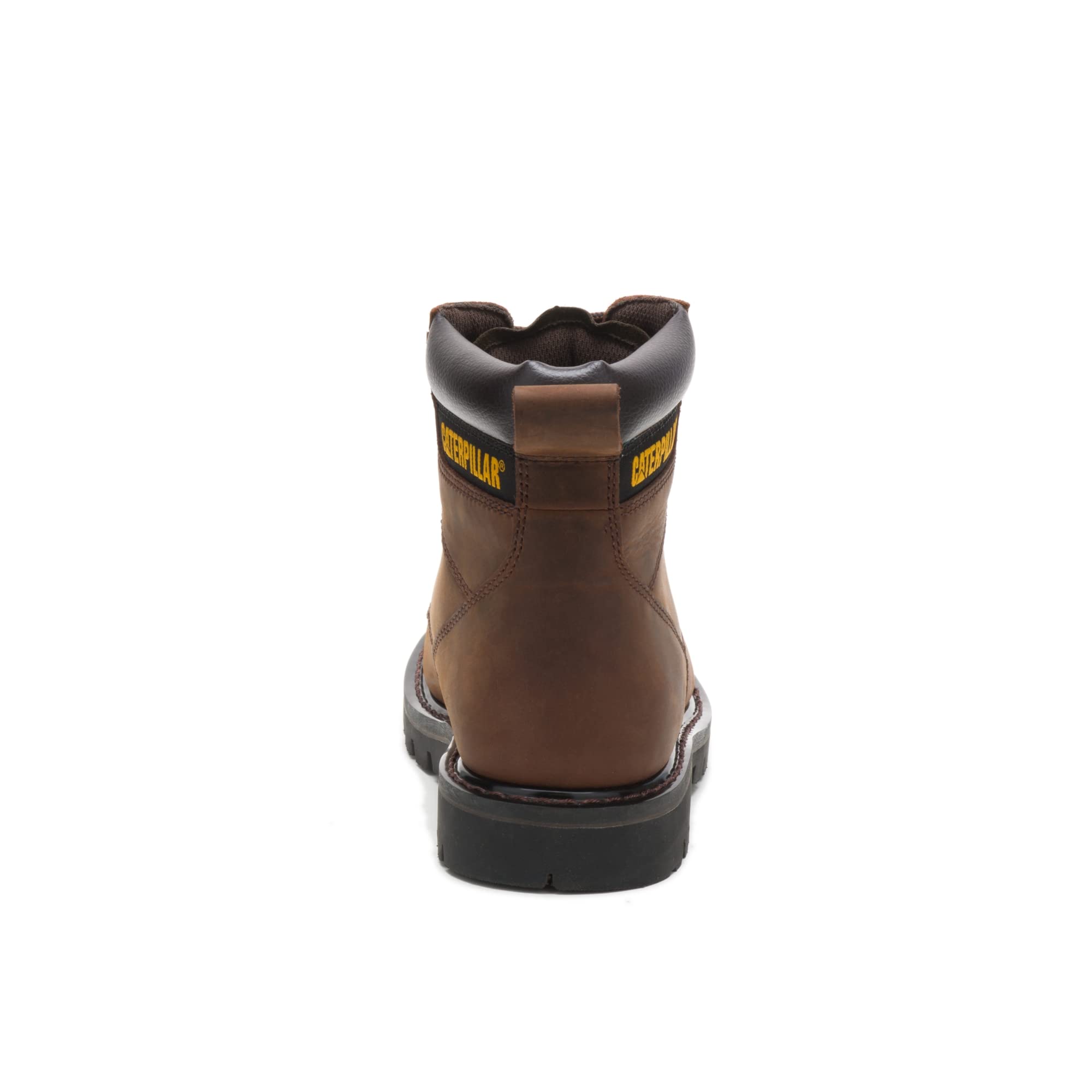 Caterpillar Second Shift Soft - Toe Boots - Men's Dark Brown Shoe Deals Outlet