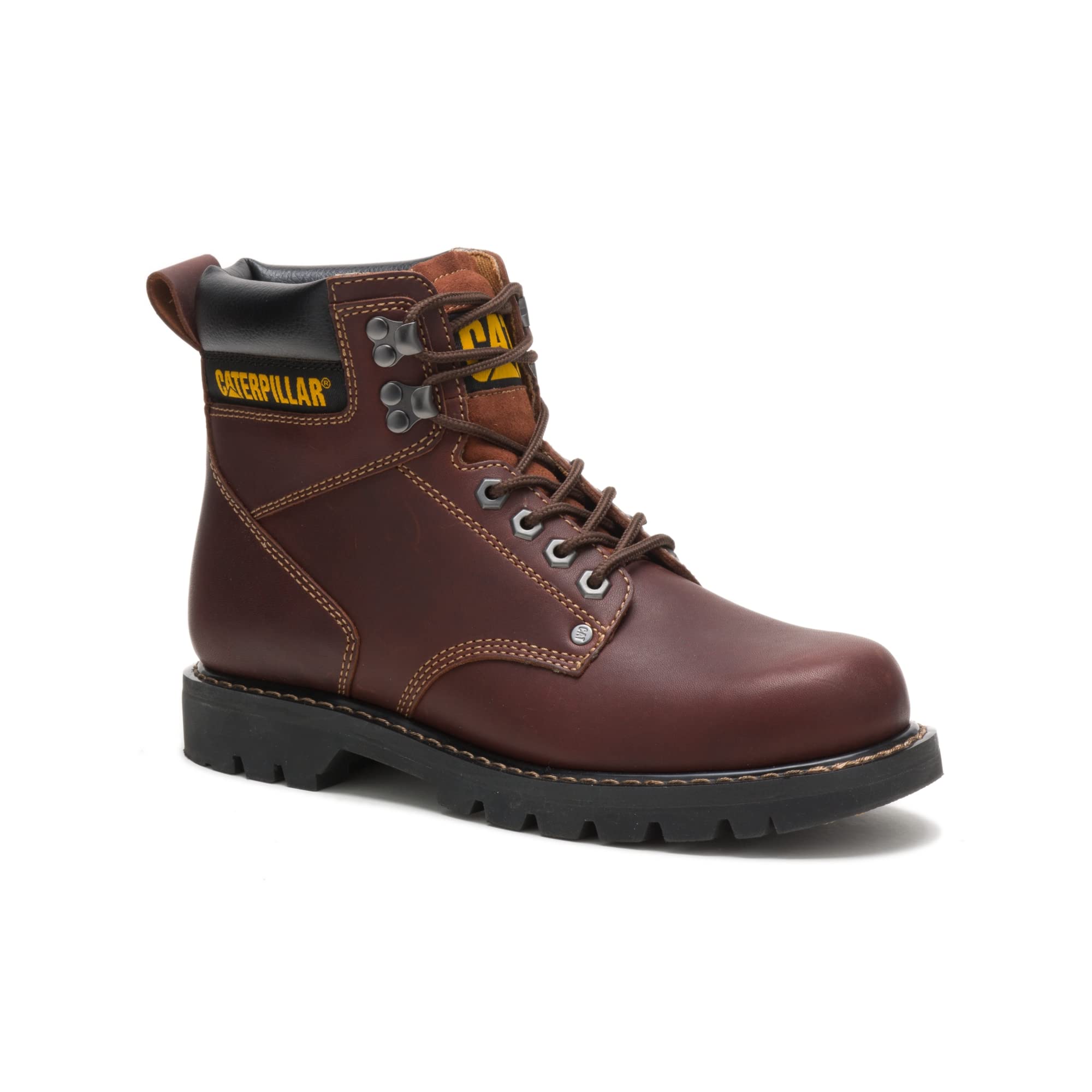 Caterpillar Second Shift Soft - Toe Boots - Men's Tan Shoe Deals Outlet